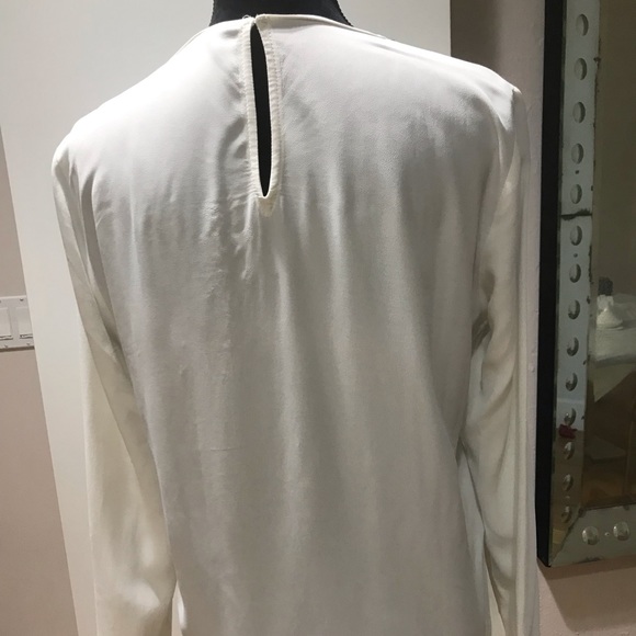 Zara Color Block  Lace Insert Blouse - Picture 5 of 7